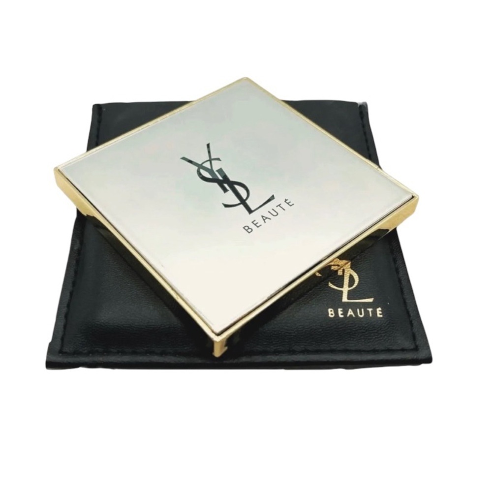 New Yves Saint Laurent Beaute Compact Mirror With a Protective Sleeve